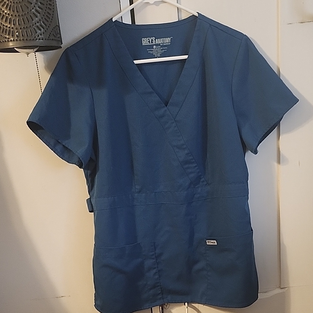 Grey's Anatomy Teal Scrub Top